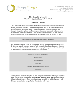 The Cognitive Model