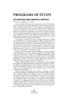 Programs of study - Illinois Wesleyan University