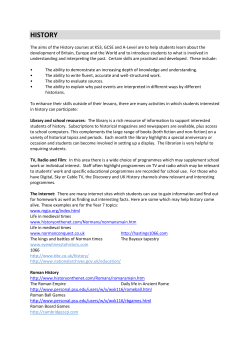 history - Kendrick School