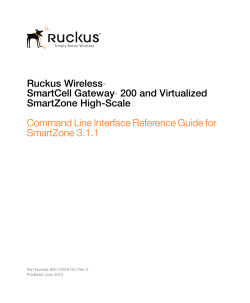 Ruckus Wireless&trade; SmartCell Gateway&trade; 200 and