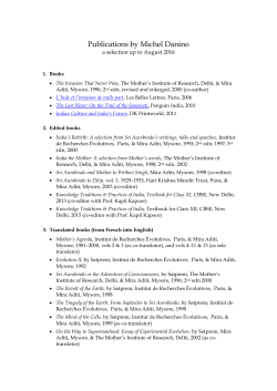 Publications by Michel Danino