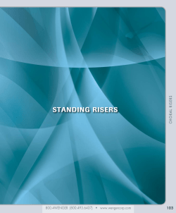 STANDING RISERS