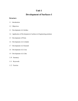 Unit 1 Development of Surfaces-1