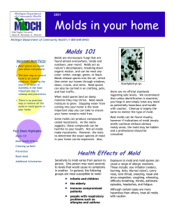 Molds in your home - Asthma Initiative of Michigan