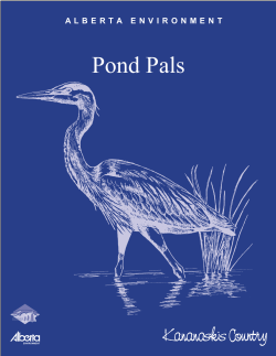 Pond Pals - Alberta Parks