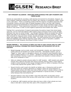 Gay-Straight Alliances