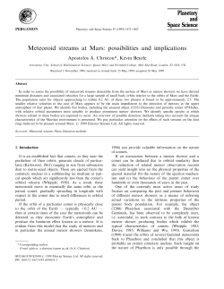 Meteoroid streams at Mars: possibilities and implications