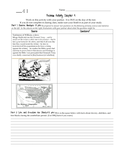 Part I Source Analysis Source Analysis Source Questions?