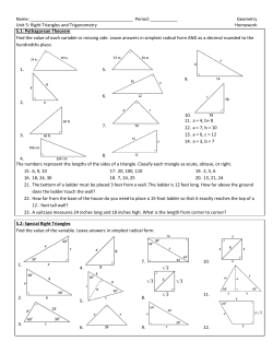 Geometry Unit 5