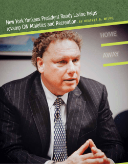 HOME AWAY New York Yankees President Randy Levine helps