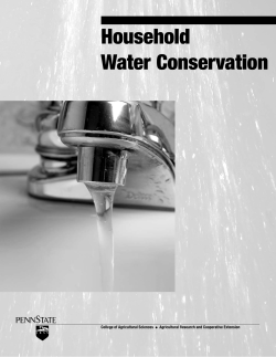 Household Water Conservation - Virginia Household Water Quality