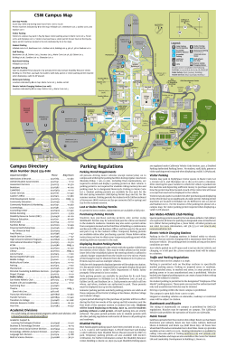 CSM Campus Map - College of San Mateo