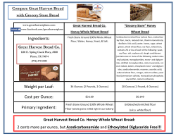 Bread Comparison 1-15s