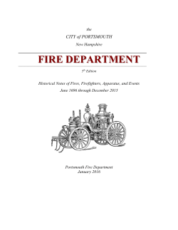 fire department - City of Portsmouth