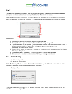 Chat - CCC Confer