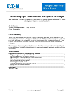 Overcoming Eight Common Power Management Challenges