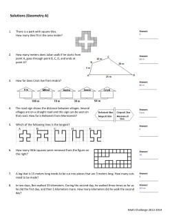 Solutions (Geometry A)