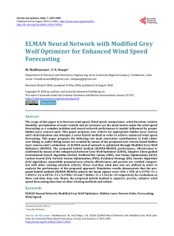 ELMAN Neural Network with Modified Grey Wolf Optimizer for