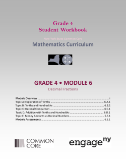 GRADE 4 &bull; MODULE 6