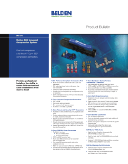 Product Bulletin