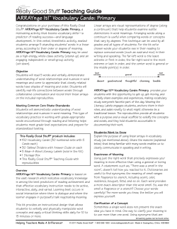 ARRAYnge It!&trade; Vocabulary Cards: Primary