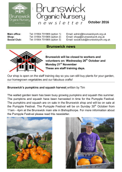 October 2016 Brunswick news