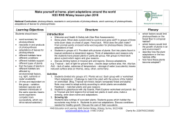 KS3 Make yourself at home