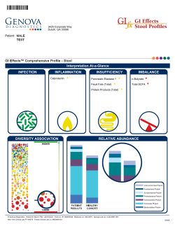 Interpretation At-a-Glance INFECTION INFLAMMATION