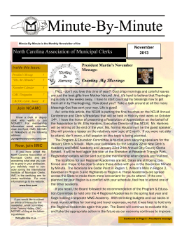 2013 November Newsletter