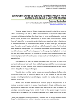 borderless world vs borders as walls: insights from a borderland