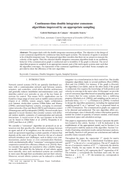 Continuous-time double integrator consensus algorithms improved