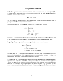 Projectile Motion