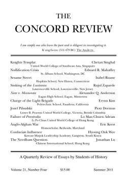 Summer 2011 - Emma Willard School