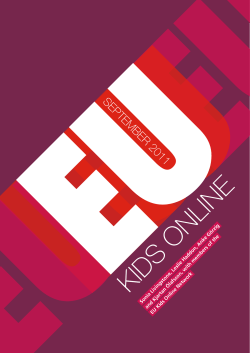 EU Kids Online, `Final report`