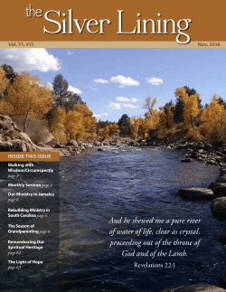 November 2016 - Apostolic Christian Church of America