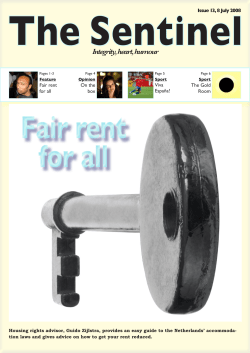 Fair Rent for All - Wijksteunpunt Wonen