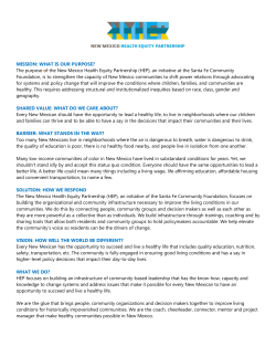 NMHEP-Messaging - New Mexico Health Equity Partnership