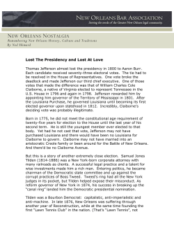 new orleans nostalgia - New Orleans Bar Association