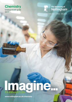 Chemistry - University of Nottingham