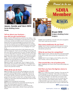 October 2013 Retail Prophet - South Dakota Retailers Association