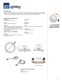EEL RF-UT-G 6-in LED Recessed B17W04