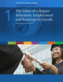 The Value of a Degree - Canadian Hearing Society