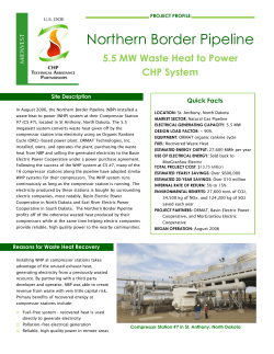 Northern Border Pipeline Compressor Station