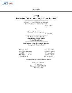 IN THE SUPREME COURT OF THE UNITED STATES