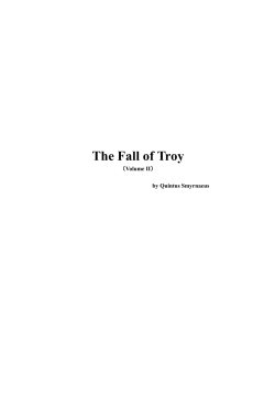 The Fall of Troy