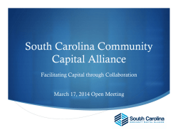 Facilitating Capital through Collaboration