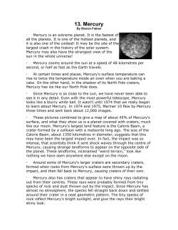 Mercury By Sharon Fabian