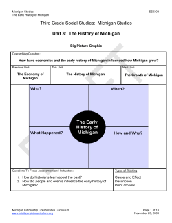 Third Grade Social Studies - Hannahville Indian School