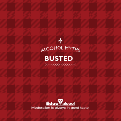 Myths busted - &Eacute;duc`alcool