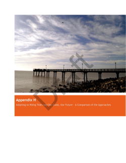 Appendix H: ART, OCOF Comparison of the Approaches